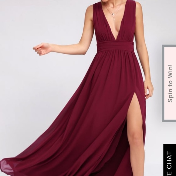 Lulus Dresses & Skirts - Burgundy dress
